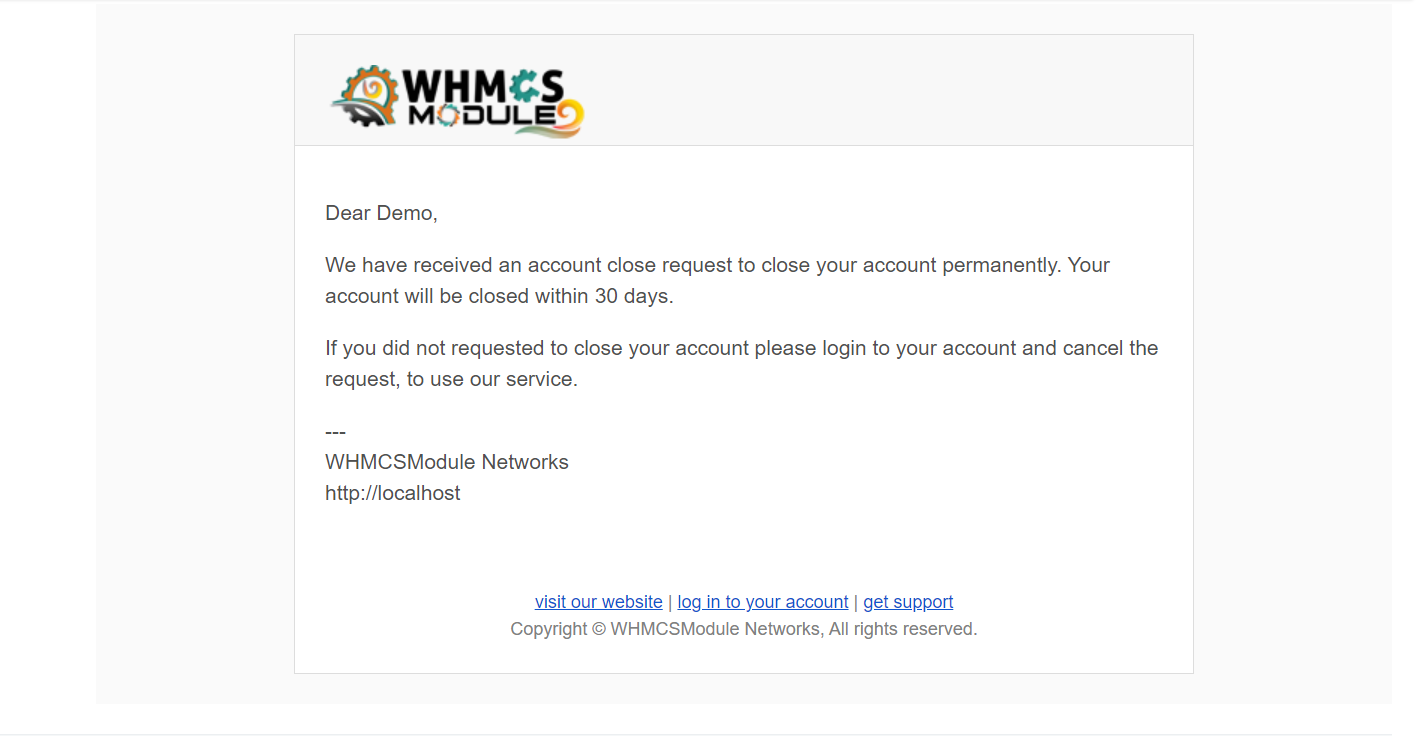 Account Status Extended Module for WHMCS