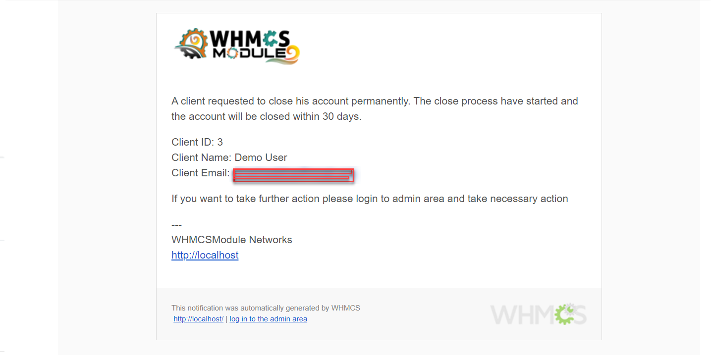 Account Status Extended Module for WHMCS