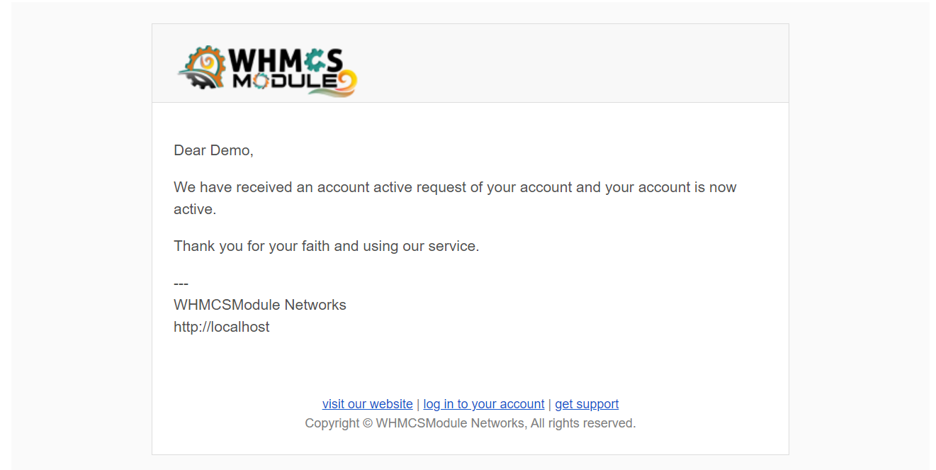 Account Status Extended Module for WHMCS