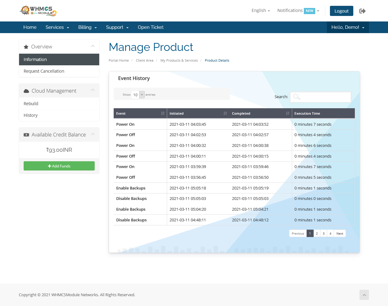 DigitalOcean Droplets Automation WHMCS Module