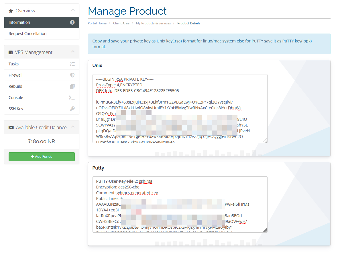 OVH ASIA VPS Automation WHMCS Module