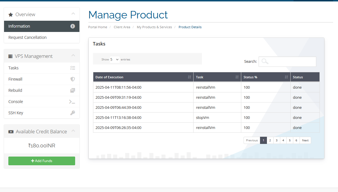 OVH Singapore VPS Automation WHMCS Module