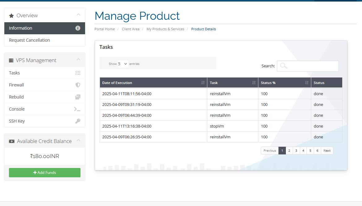 OVH VPS Automation WHMCS Module