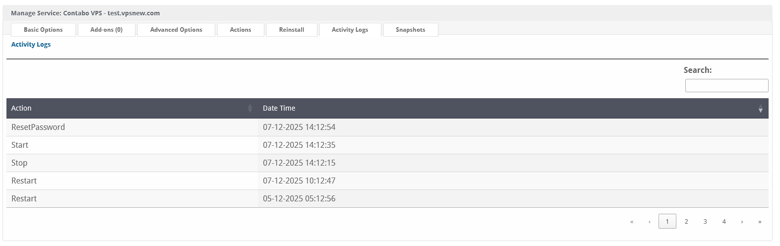 Contabo VPS Blesta Module