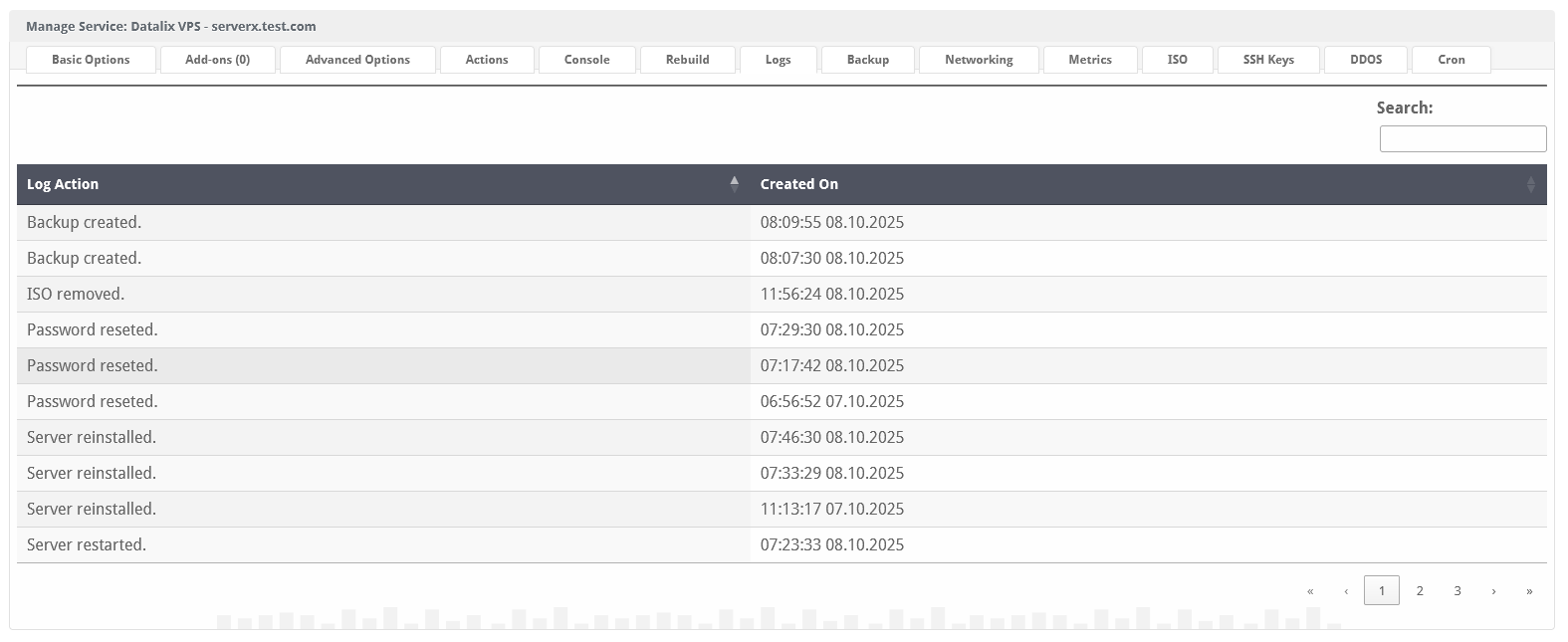 Datalix Server Automation Blesta Module