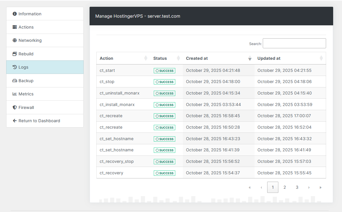 Hostinger Automation Blesta Module