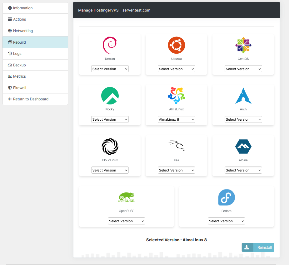 Hostinger Cloud Automation Blesta Module