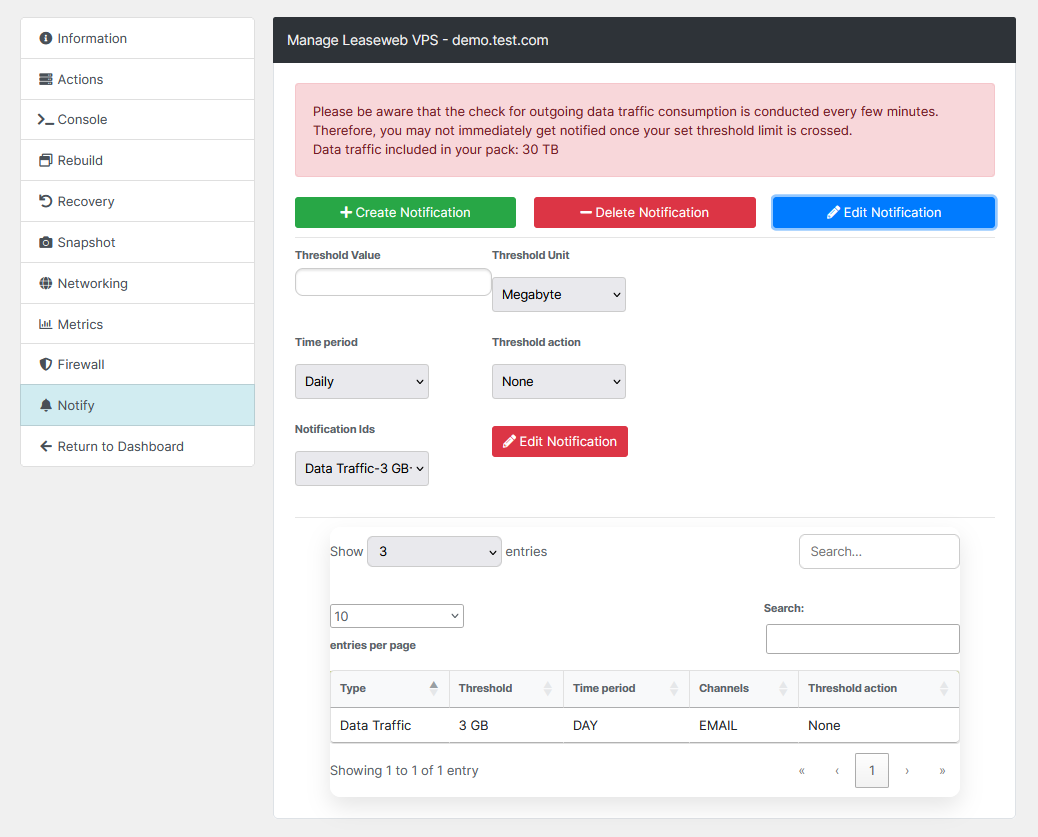 Leaseweb VPS Automation Blesta Module