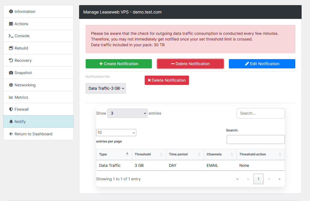 Leaseweb VPS Automation Blesta Module
