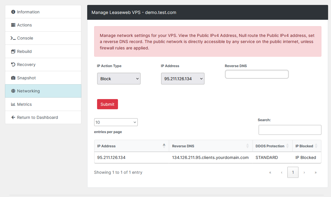 Blesta Module Services