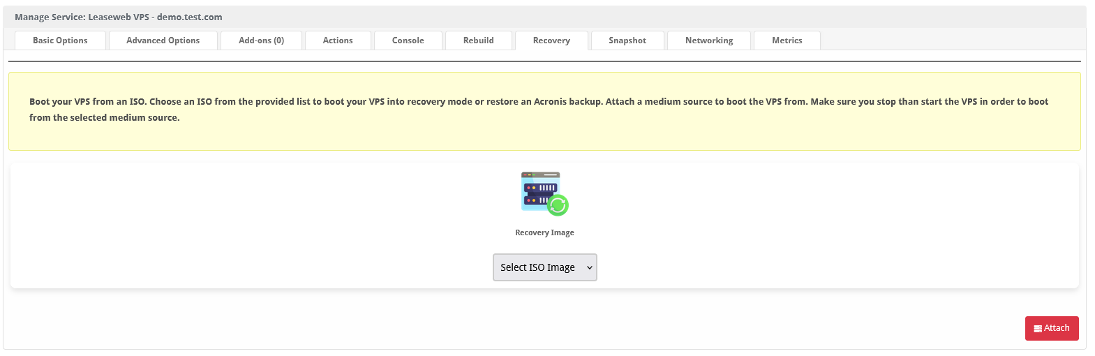 Leaseweb Blesta Module