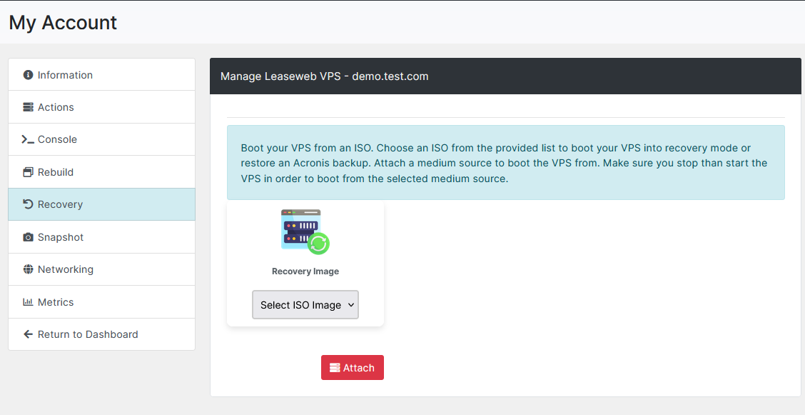Leaseweb Cloud Blesta Module
