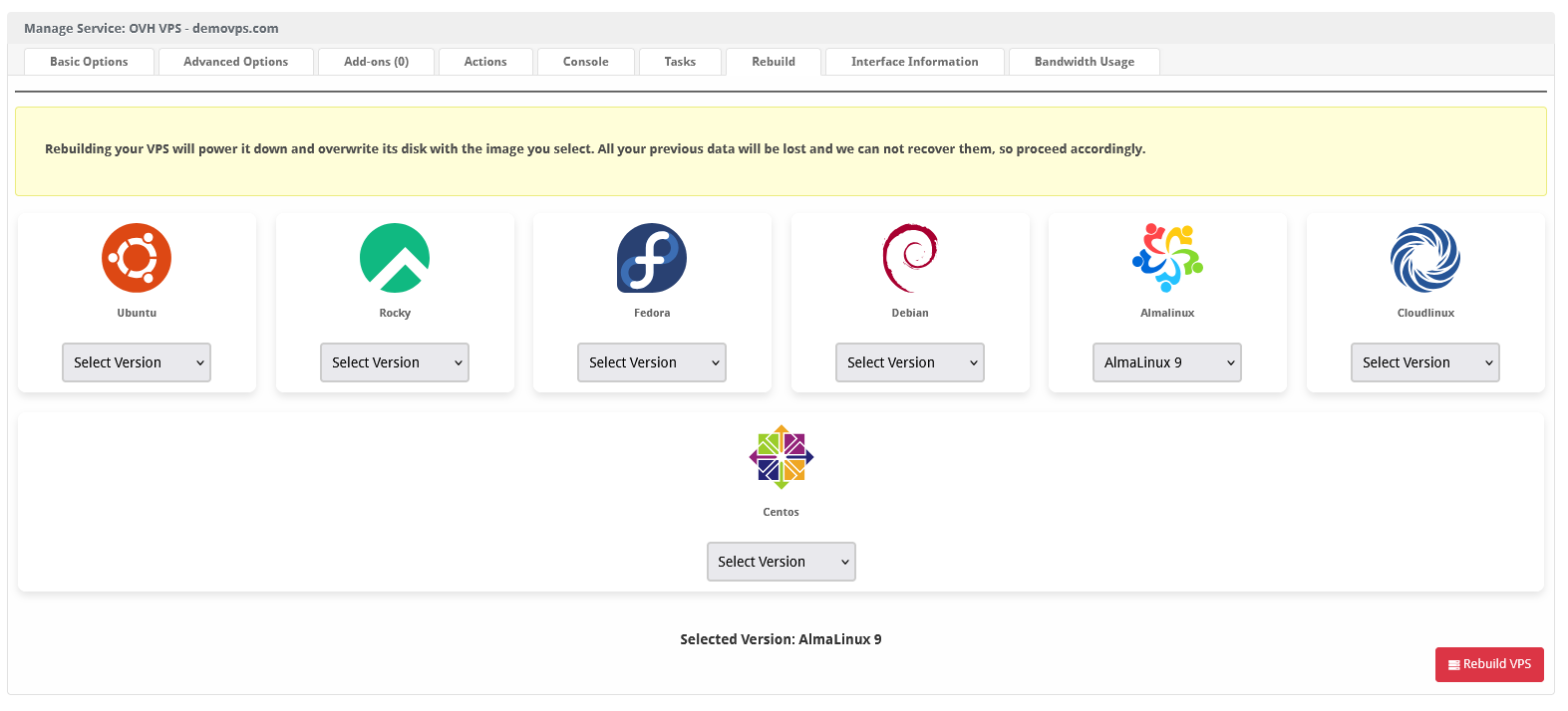 Openstack Cloud Automation Blesta Module