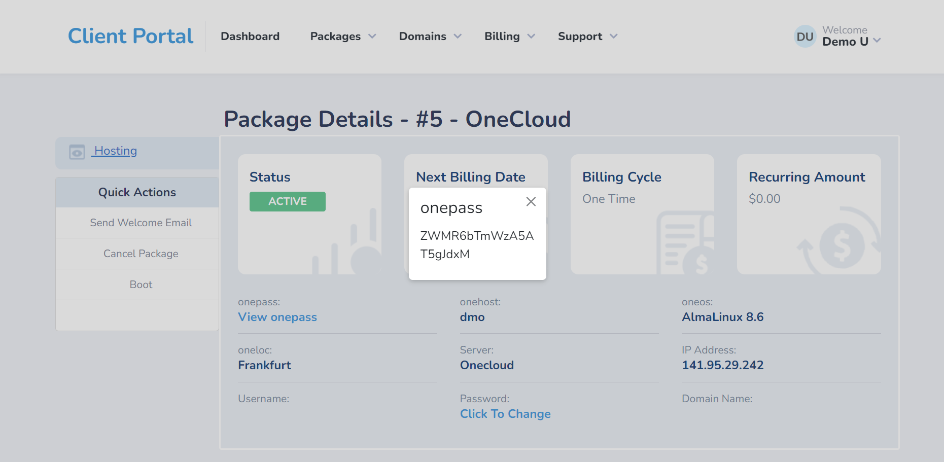 Oneprovider Clientexec Module