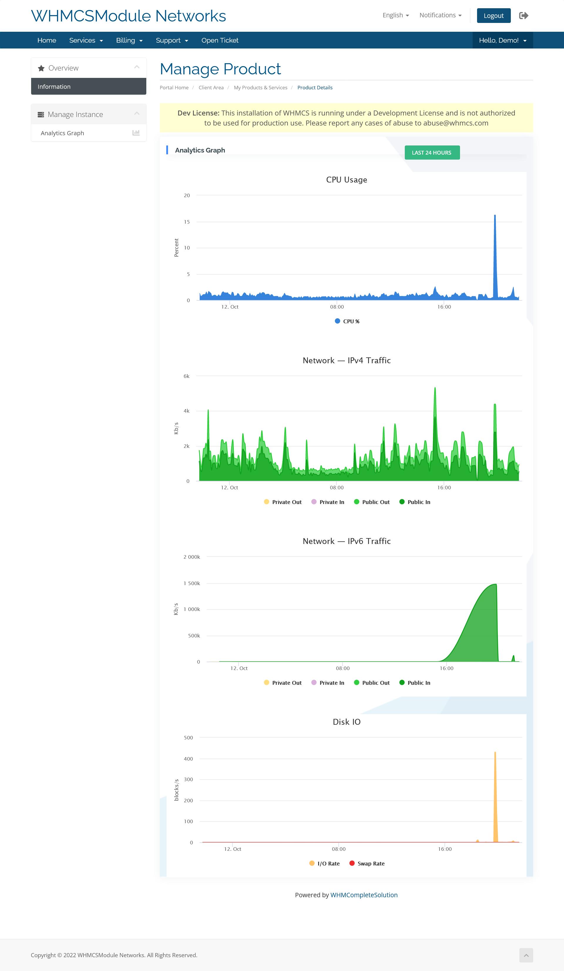 Linode WHMCS Module