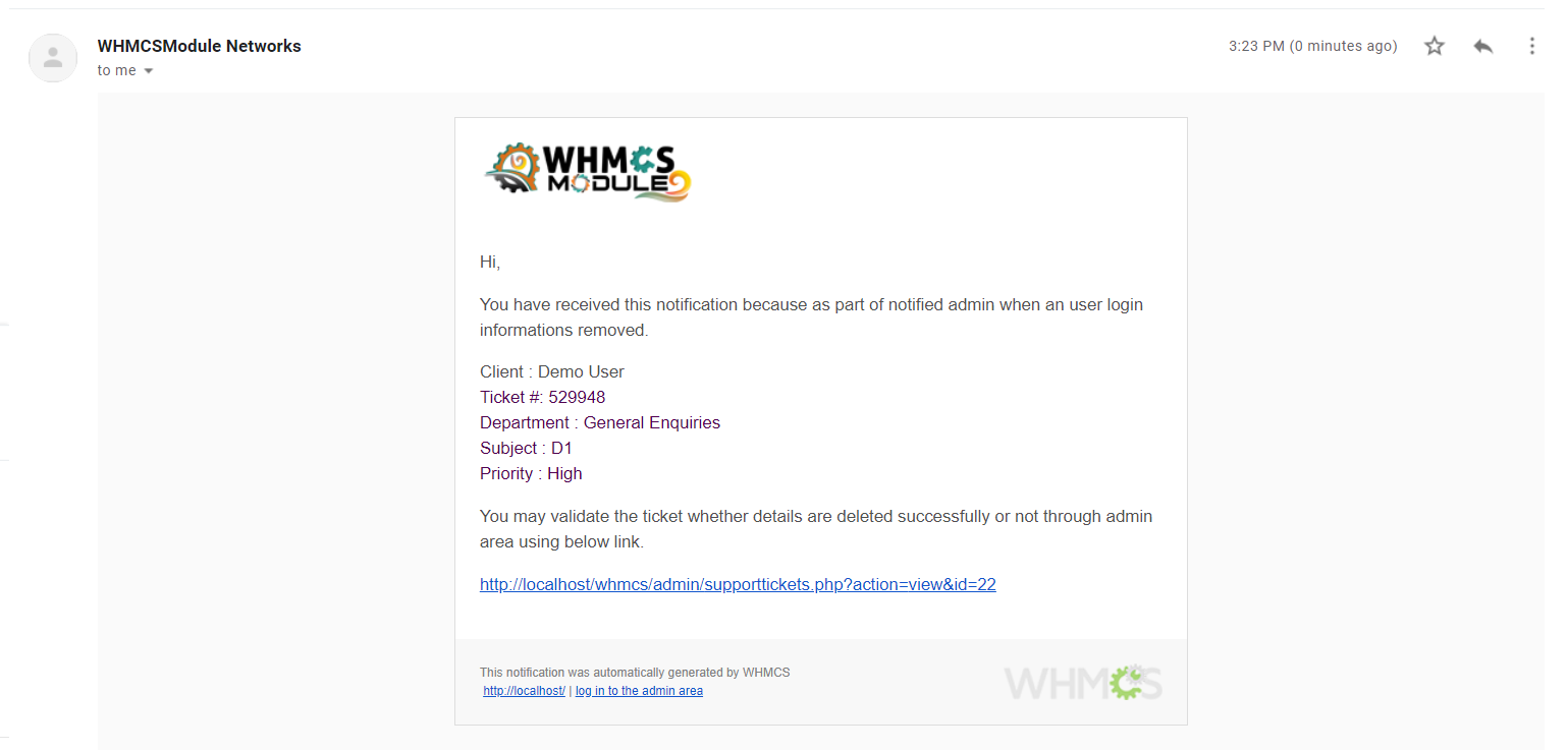 Ticket Secure for WHMCS