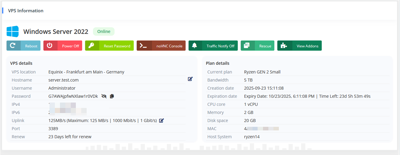 Datalix Module