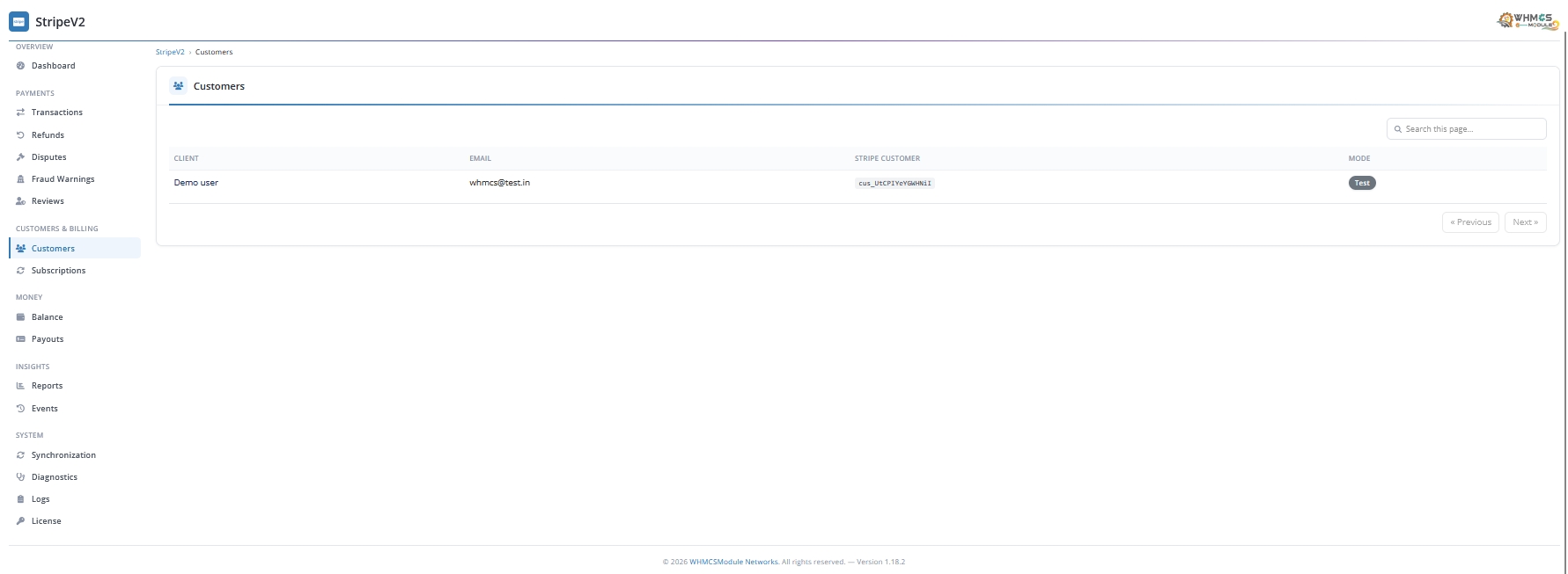 Stripe Payment Gateway Module for WHMCS