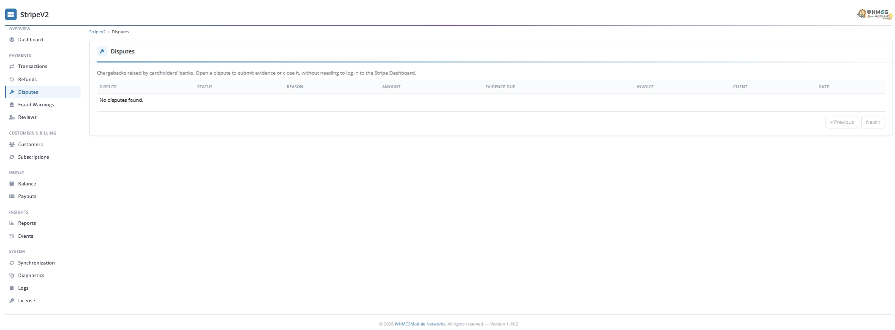 Stripe Payment Gateway Module for WHMCS