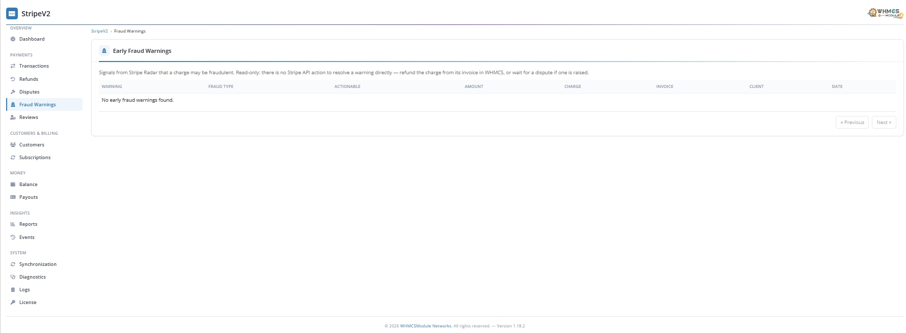 Stripe Payment Gateway Module for WHMCS