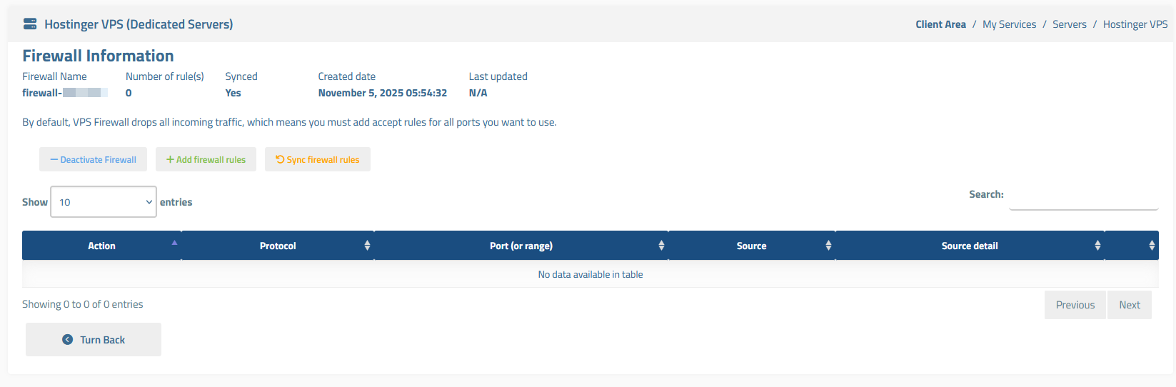 Hostinger Cloud Automation WISECP Module