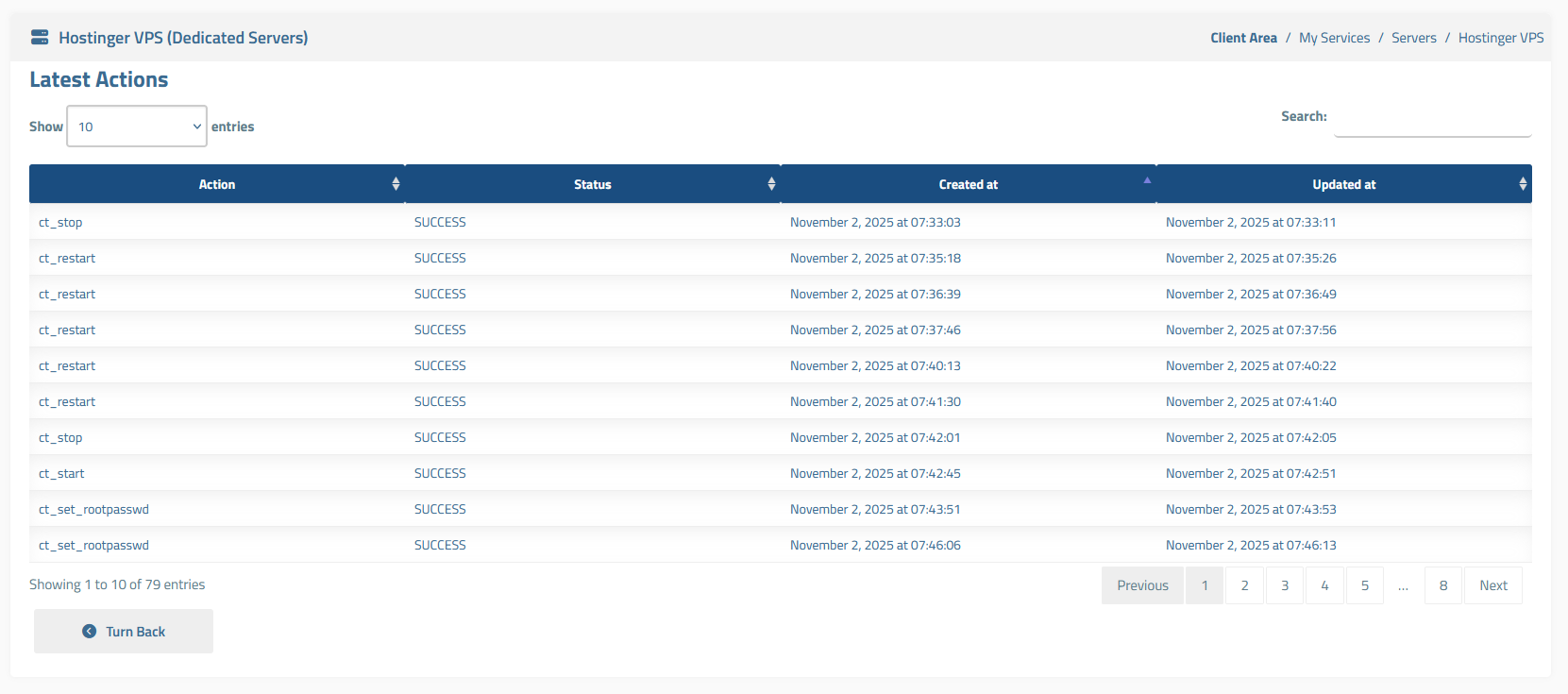 Hostinger Server Automation WISECP Module