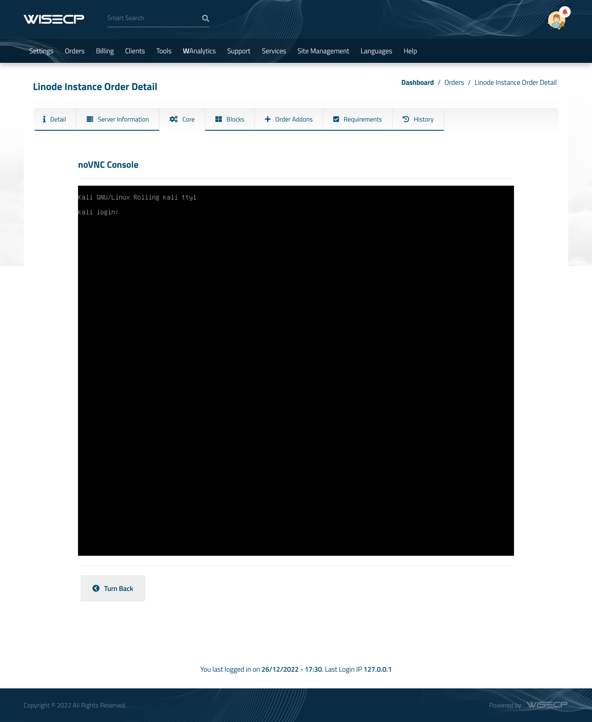 Linode Cloud Automation WISECP Module