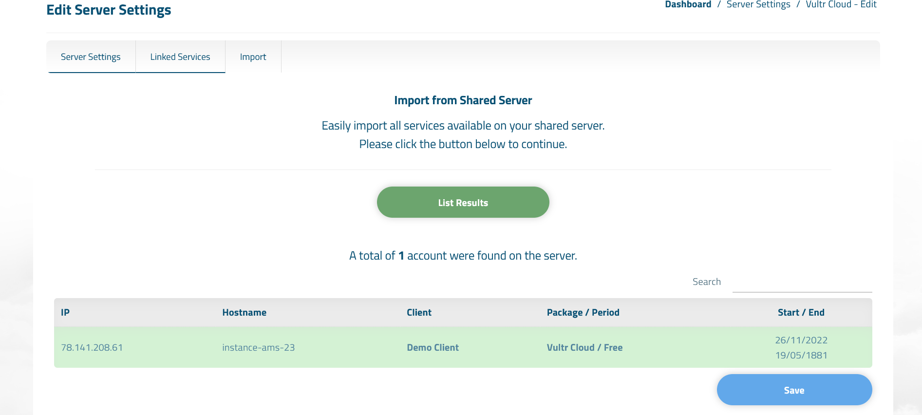 Vultr Block Storage Automation WISECP Module