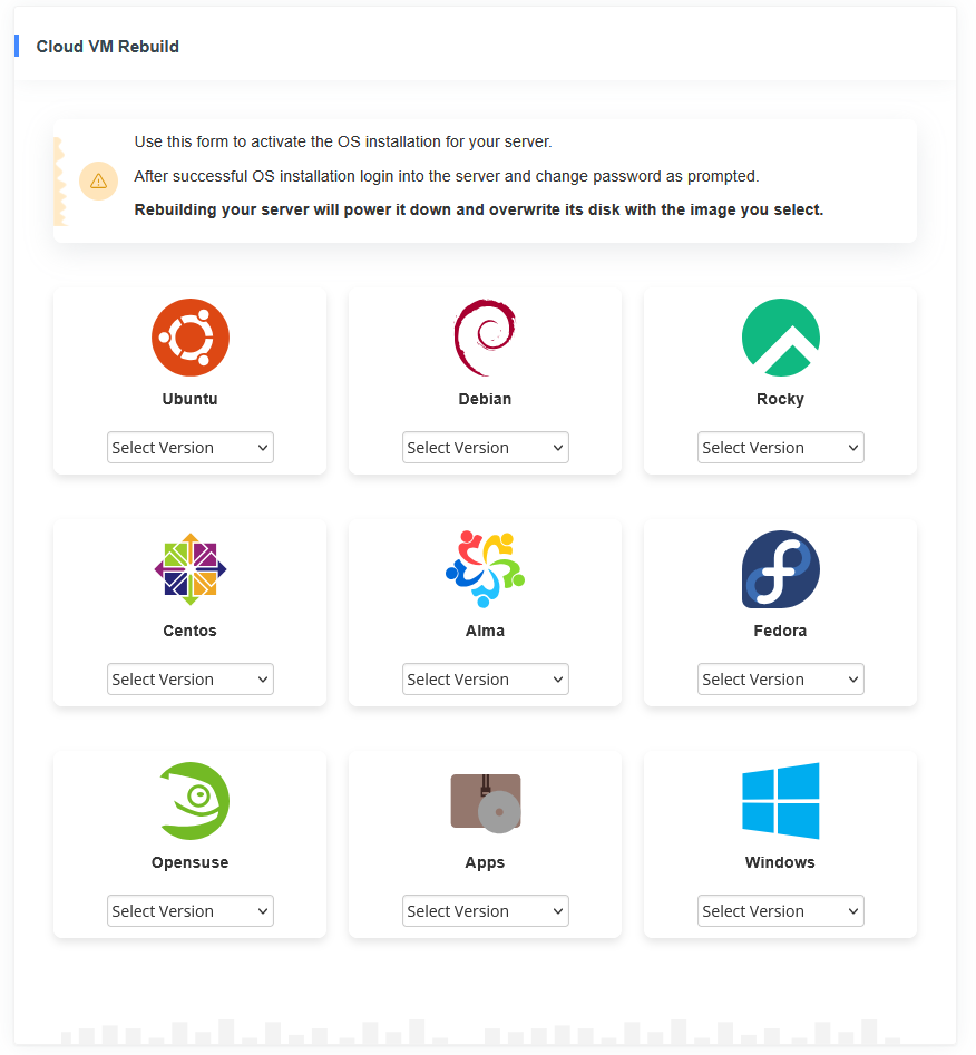 Cloud VM Dashboard