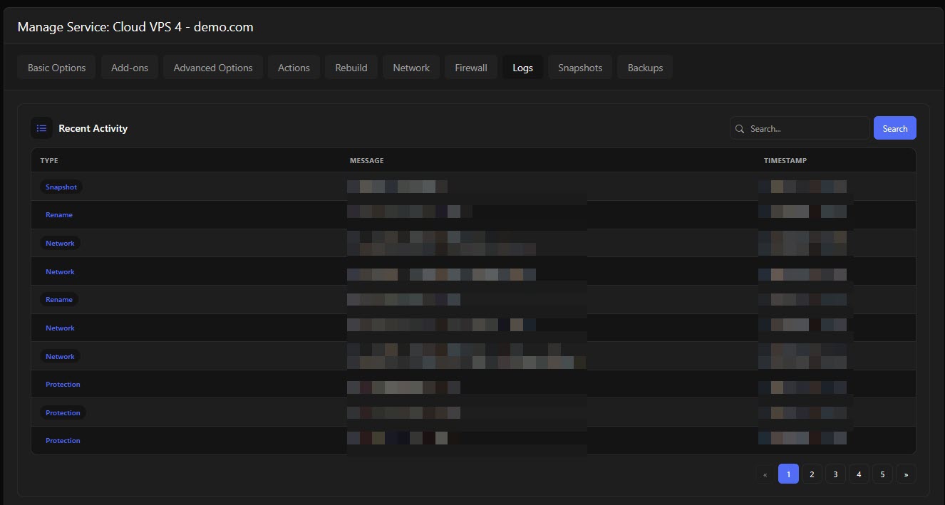 Manageservice Cloud Vps4 Demo Com Basicoptions