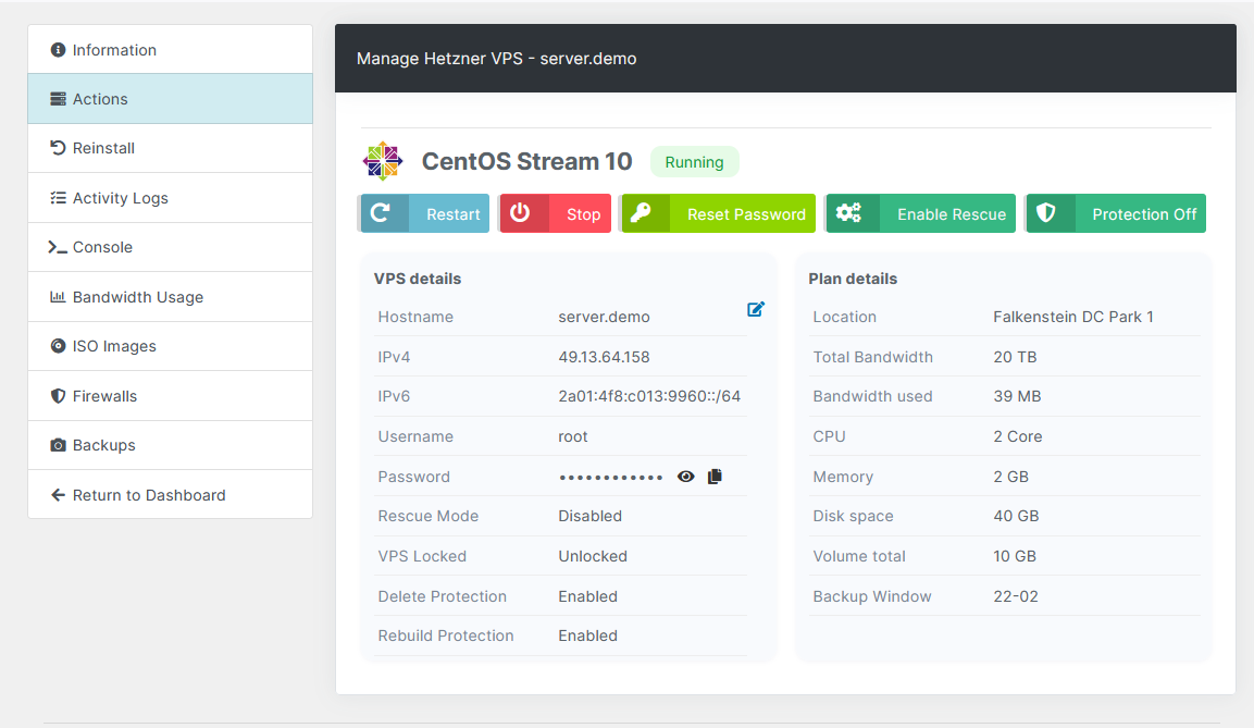 Client Dashboard