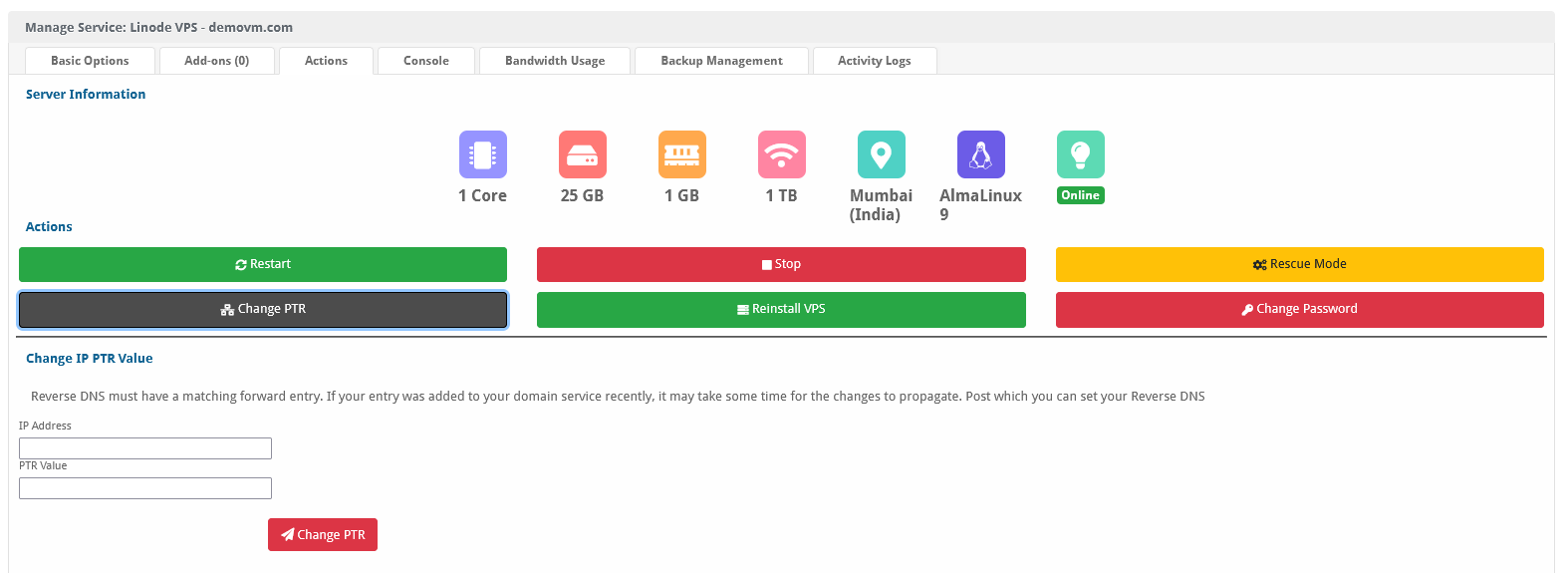 Reverse DNS