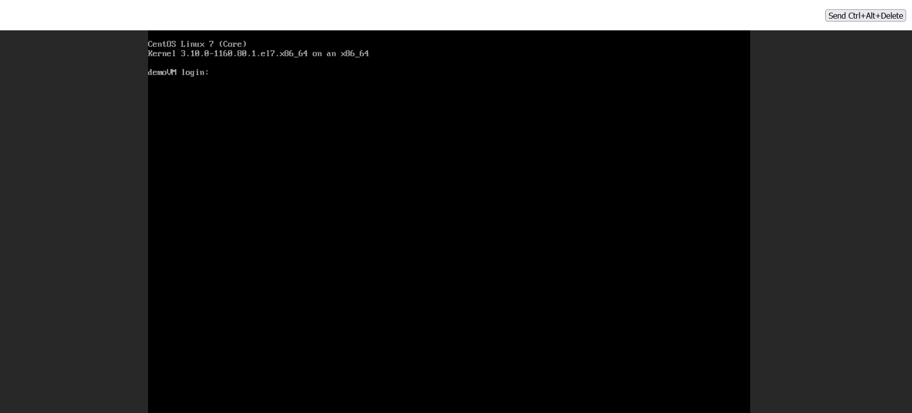 VNC Console