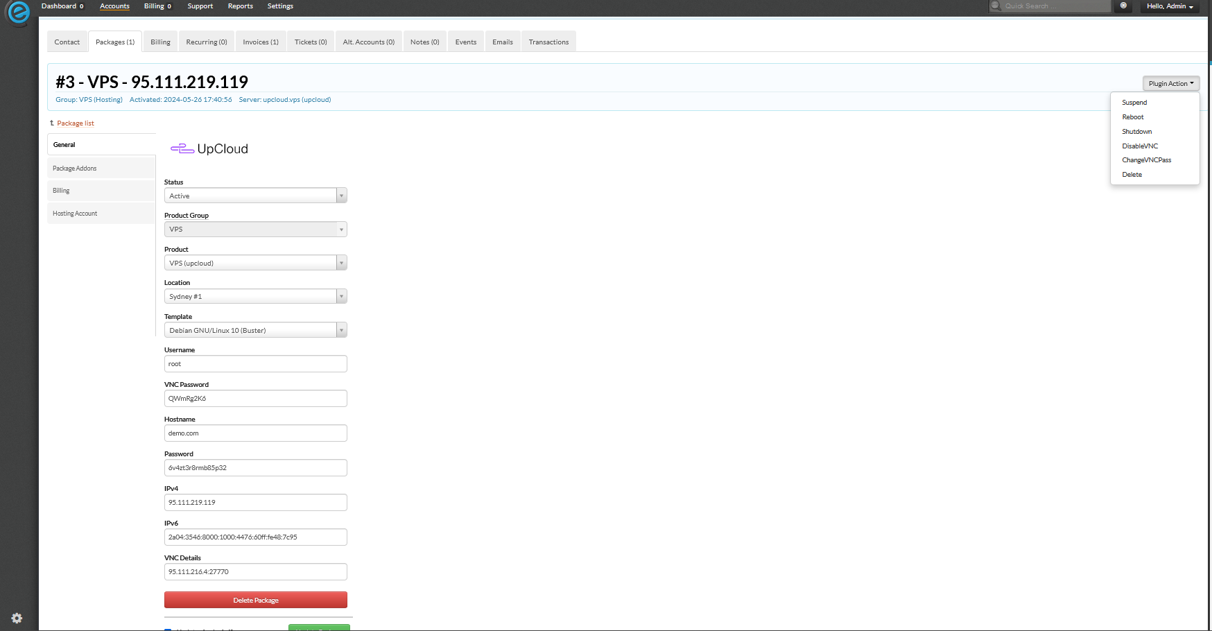 Admin Controls