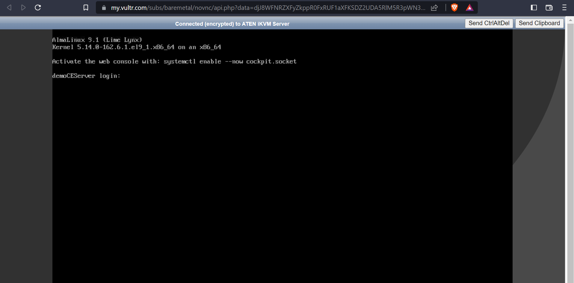 VNC Console