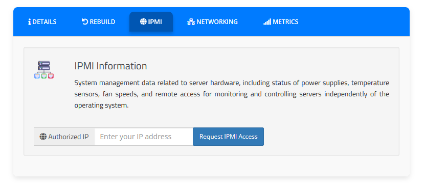 IPMI Console