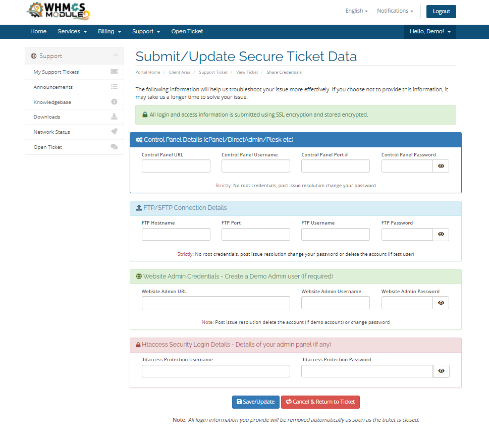 Sensitive Ticket Data Overview