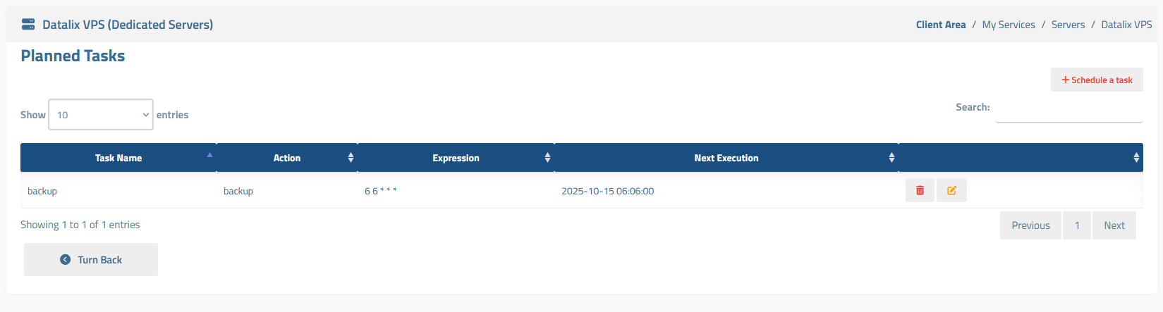 Task Logs