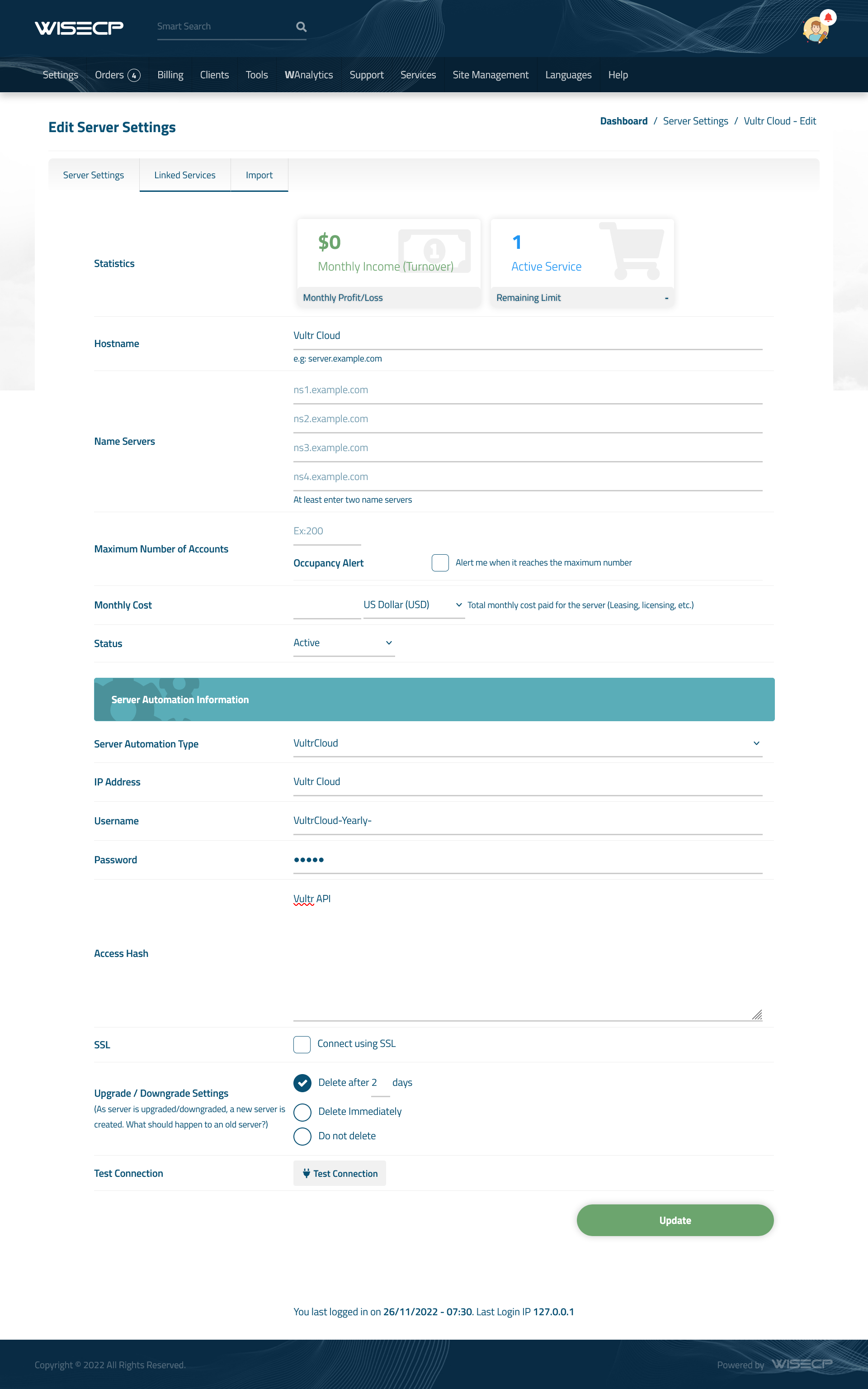 Module Settings