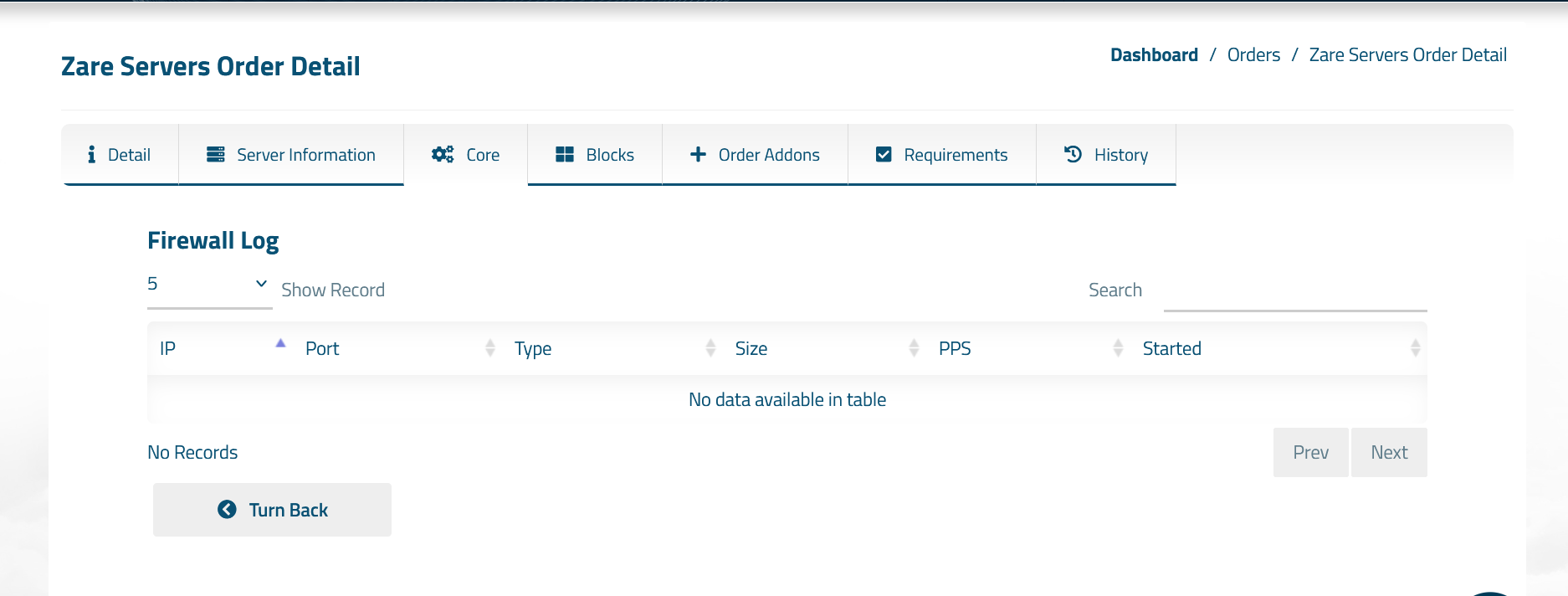 Admin Firewall