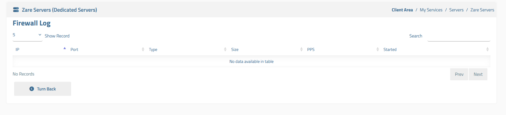 Firewall Settings